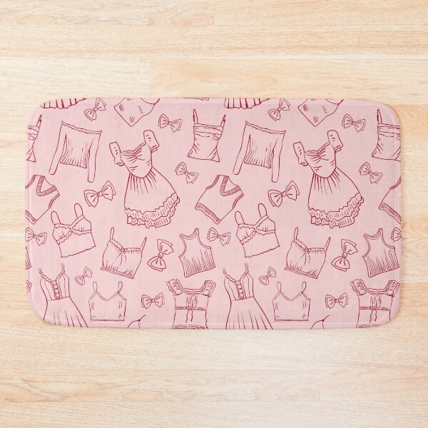 Item preview, Coquette clothes, bows and pink aesthetic pattern designed and sold by Deepness2023.
