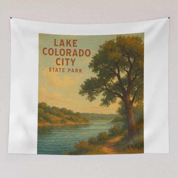 Item preview, Lake Colorado City State Park Riverbank Trail designed and sold by Aryabek.