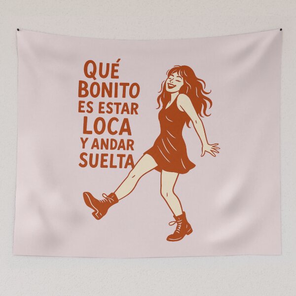 Item preview, How beautiful it is to be crazy and walk around loose" T-Shirt designed and sold by La Loca.