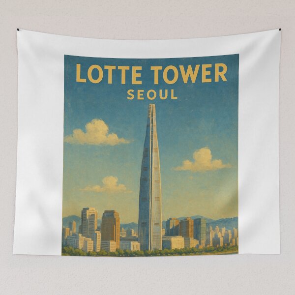Item preview, Lotte World Tower Seoul Han River View designed and sold by Aryabek.