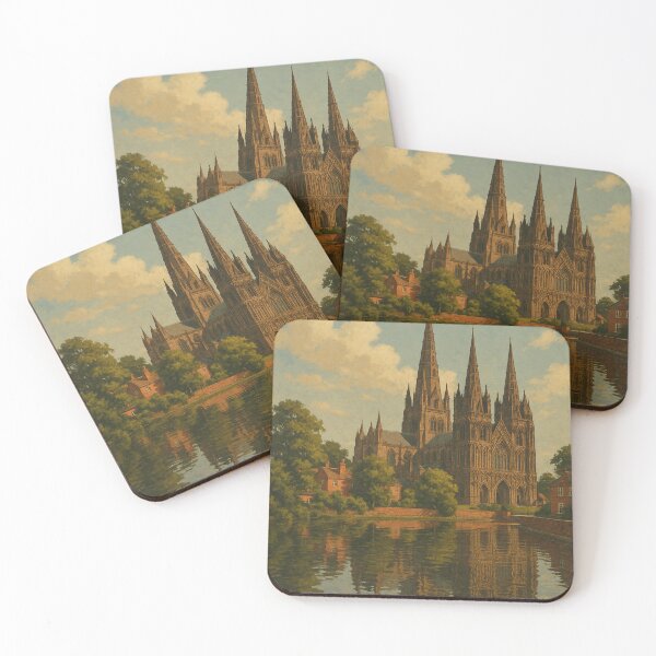 Item preview, Lichfield Cathedral Reflected in Water designed and sold by Aryabek.