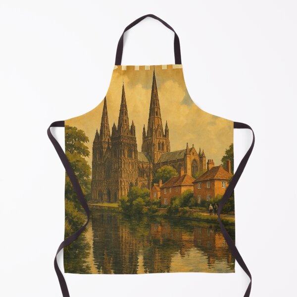 Item preview, Lichfield Cathedral and Staffordshire Canal Scene designed and sold by Aryabek.