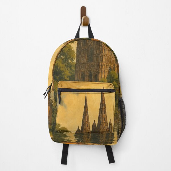 Item preview, Lichfield Cathedral and Staffordshire Canal Scene designed and sold by Aryabek.