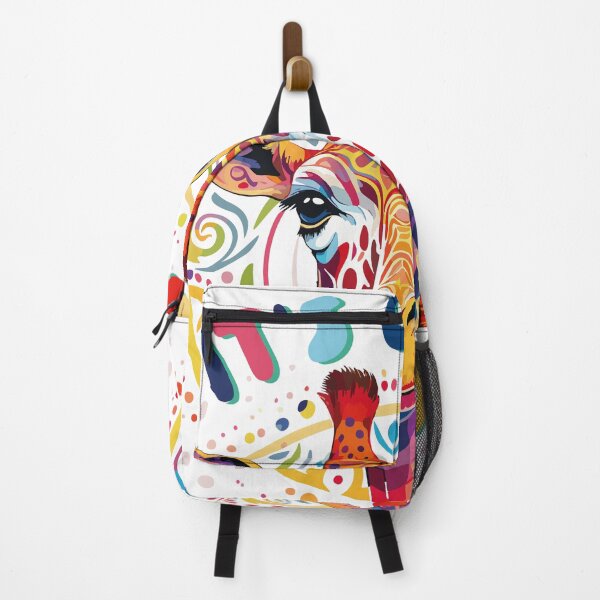 Item preview, Psychedelic giraffe in a colorful world designed and sold by Limmagin.