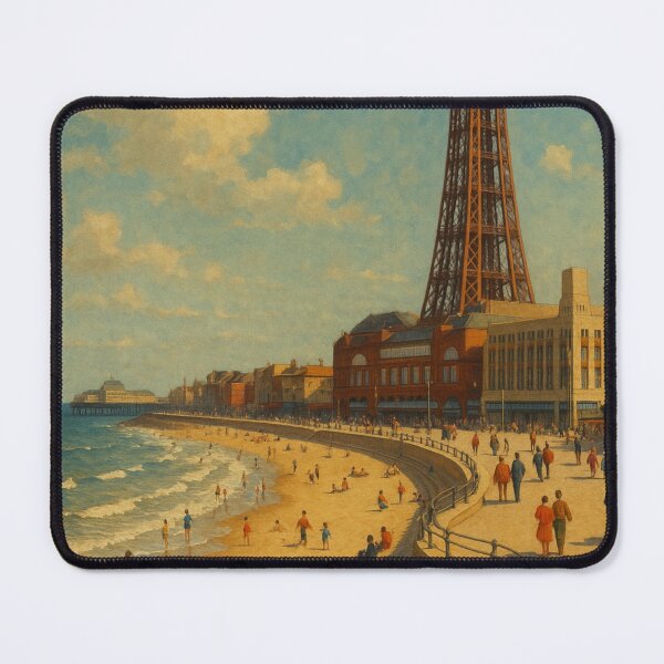Item preview, Blackpool Tower and Beachfront Promenade designed and sold by Aryabek.