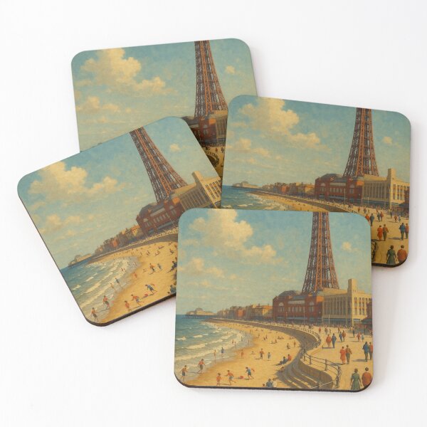 Item preview, Blackpool Tower and Beachfront Promenade designed and sold by Aryabek.