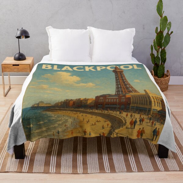 Item preview, Blackpool Tower and Beachfront Promenade designed and sold by Aryabek.