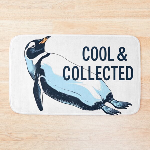 Item preview, "Penguin Zen Zone: Sleepy Penguin Relaxing - Cool and Collected   Design" designed and sold by Frame of Mind .
