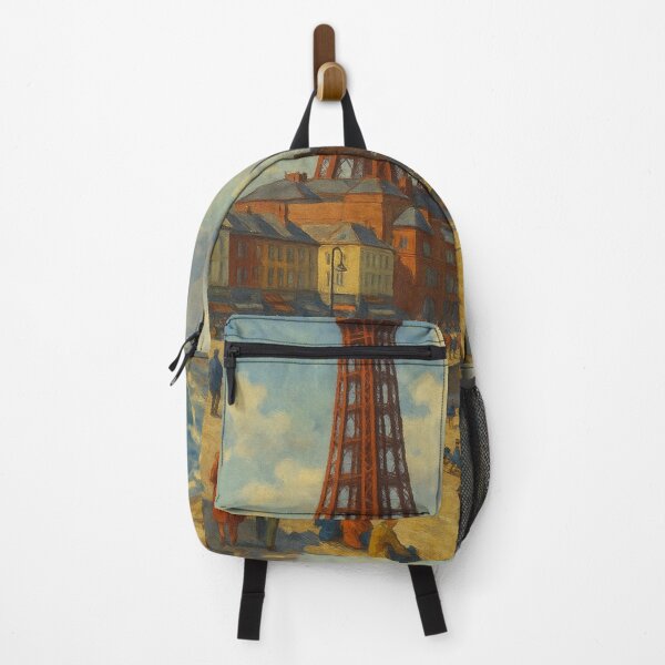 Item preview, Classic Blackpool Beach and Tower View designed and sold by Aryabek.