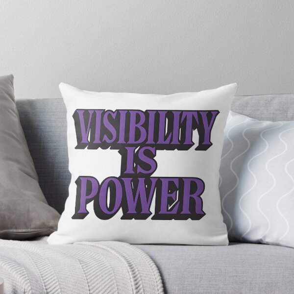 Item preview, Visibility Is Power – Bold Typography Art designed and sold by Haus Of Sin.