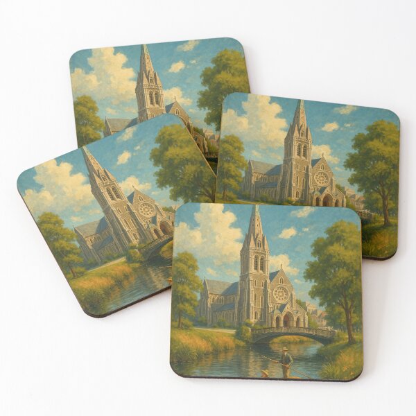 Item preview, Christchurch Cathedral and Avon River Boating designed and sold by Aryabek.