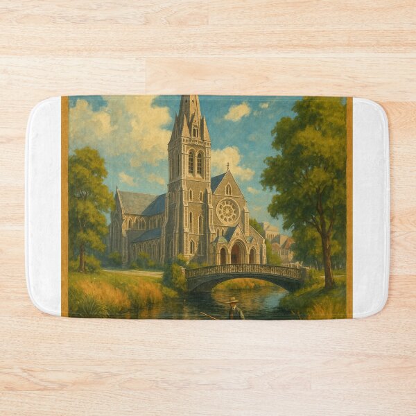 Item preview, Christchurch Cathedral and Avon River Boating designed and sold by Aryabek.