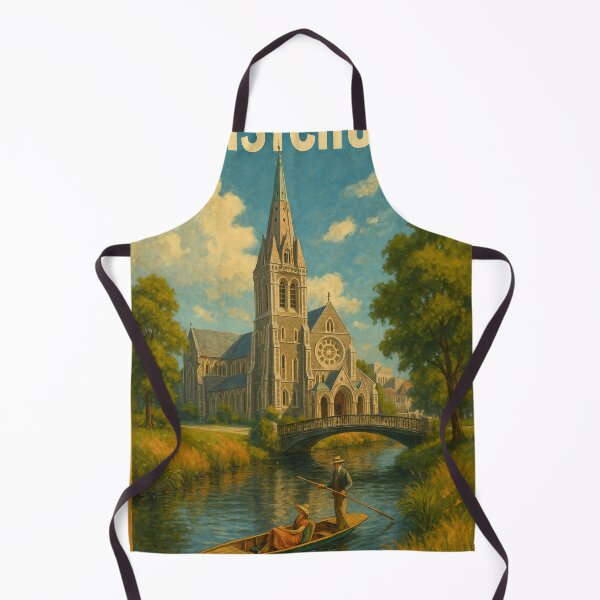 Item preview, Christchurch Cathedral and Avon River Boating designed and sold by Aryabek.