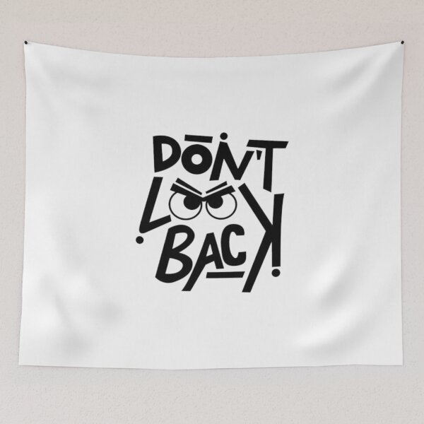 Item preview, Be optimistic, don't look back. designed and sold by Beerokrata.
