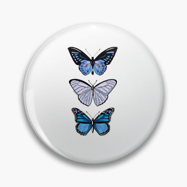 Item preview, Wings of Freedom – Blue Butterfly Trio designed and sold by MH-Studio.