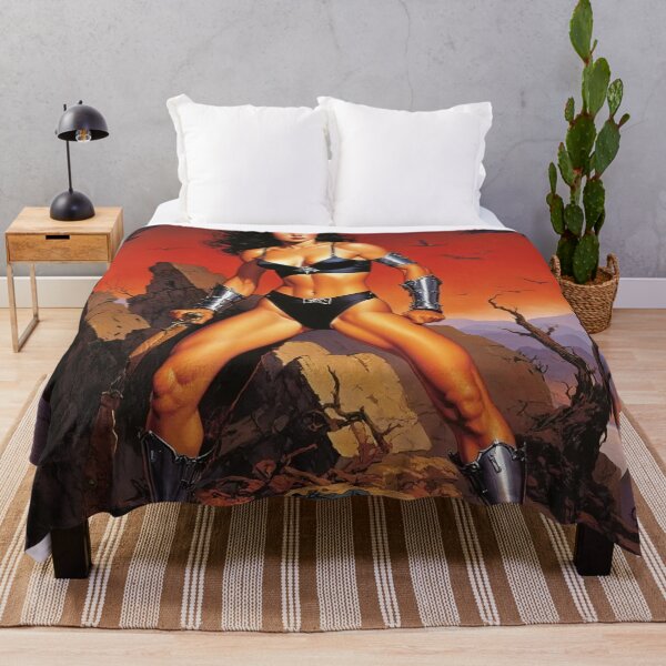 Item preview, Medieval Fantasy Swords woman warrior classic elegant fantasy illustration art designed and sold by Vintage Designs +.