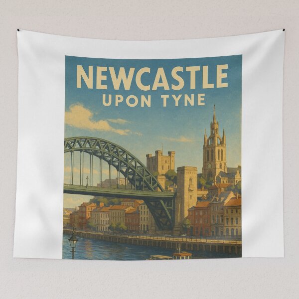 Item preview, Newcastle upon Tyne Quayside and Tyne Bridge designed and sold by Aryabek.