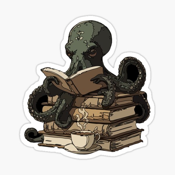 Item preview, Well-Read Octopus  designed and sold by DashBliss.