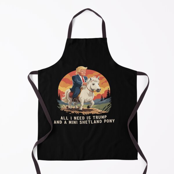 Item preview, All I Need is Trump and a Mini Shetland Pony Lustiges Trump designed and sold by splindoershop.