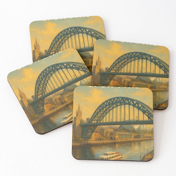 Item preview, Newcastle Tyne Bridge and Sage Gateshead Sunset designed and sold by Aryabek.