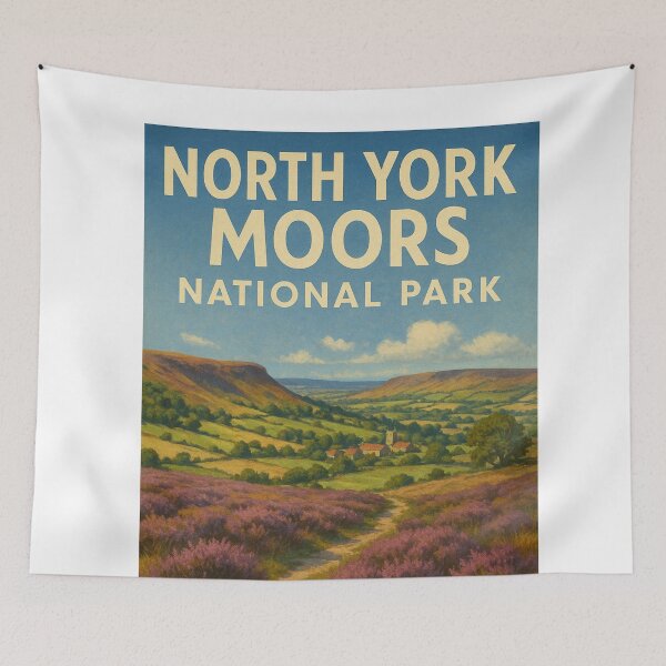 Item preview, Heather Trail in North York Moors National Park designed and sold by Aryabek.