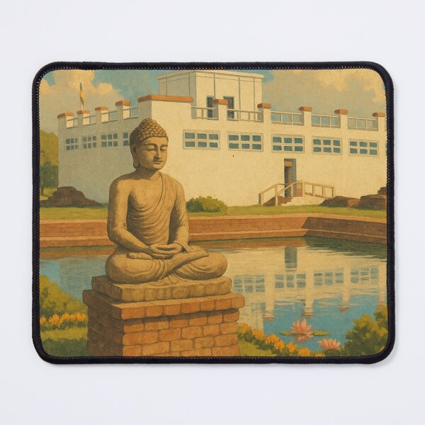 Item preview, Lumbini Buddha Garden and Sacred Reflection Pool designed and sold by Aryabek.
