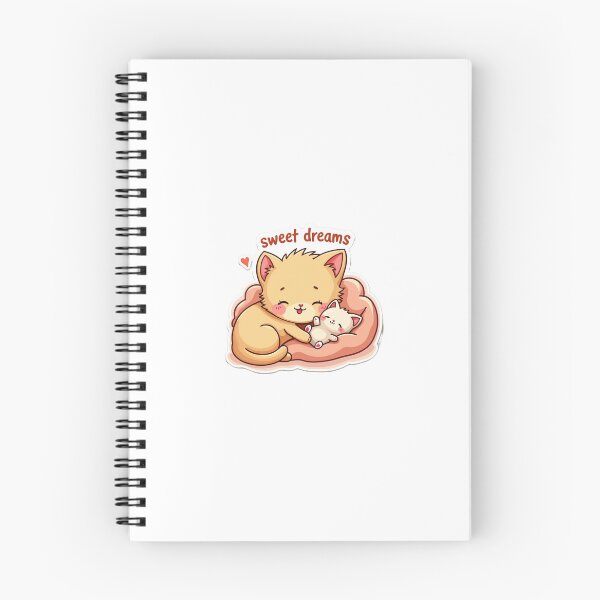 Item preview, Sleeping Orange Kitten Sticker – Sweet Dreams Plush Hug designed and sold by Gscode.