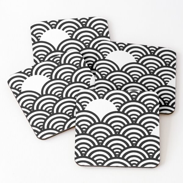 Item preview, Japanese ocean pattern designed and sold by reallydigitalstuff.