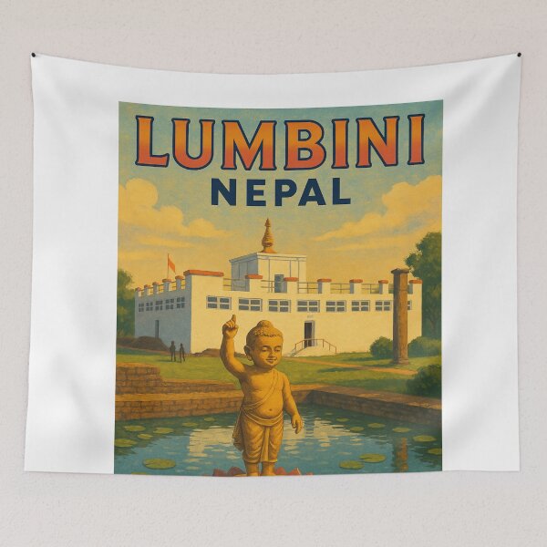 Item preview, Lumbini Maya Devi Temple with Child Buddha Statue designed and sold by Aryabek.