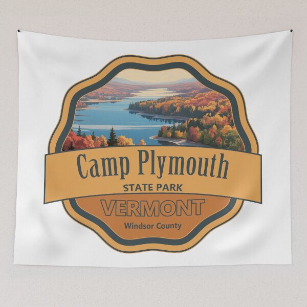 Item preview, Camp Plymouth State Park, Windsor County, Vermont designed and sold by Wanderful-roads.