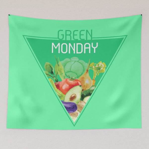 Item preview, The optimal food triangle - Green Monday designed and sold by thewishdesigns.