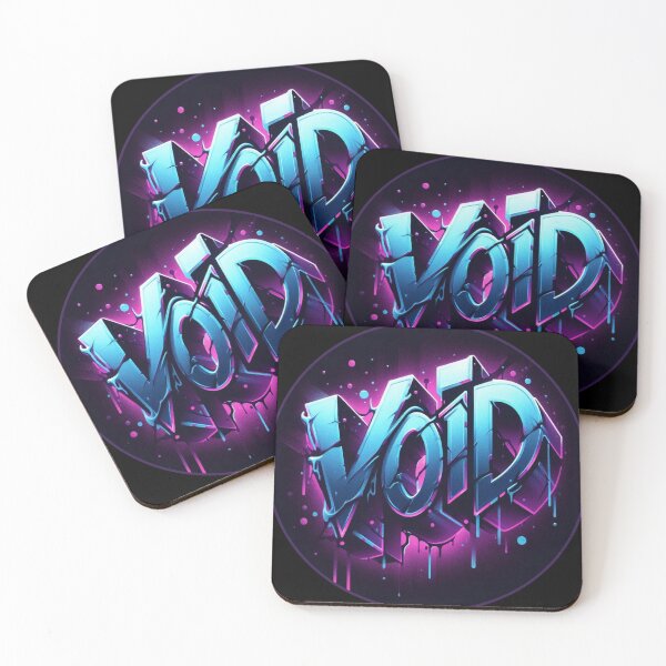 Item preview, VOID | Minimalist Urban Graffiti Art in Blue & Purple designed and sold by WakeUpYourBrain.