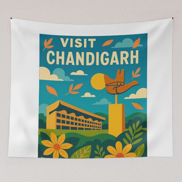 Item preview, Chandigarh Open Hand Monument and Modern Architecture designed and sold by Aryabek.