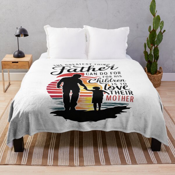 Item preview, The greatest thing a father can do for his children is to love their mother. designed and sold by FrenchTouch77.