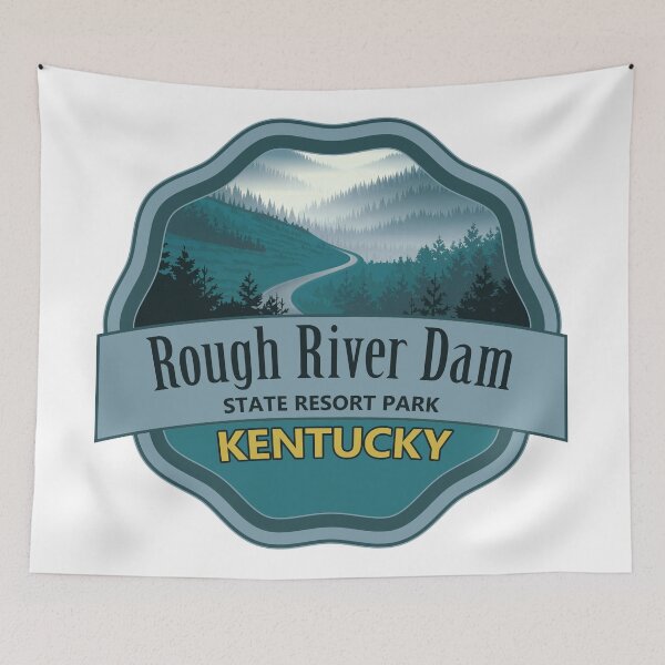 Item preview, Rough River Dam State Resort Park, Breckinridge, Hardin, & Grayson counties, Kentucky designed and sold by Wanderful-roads.