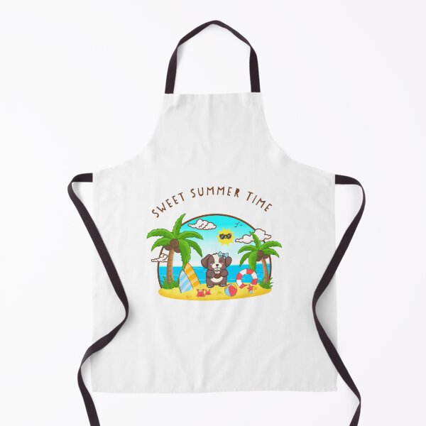 Item preview, Cute puppy at the Beach! designed and sold by Hello-Cuties.