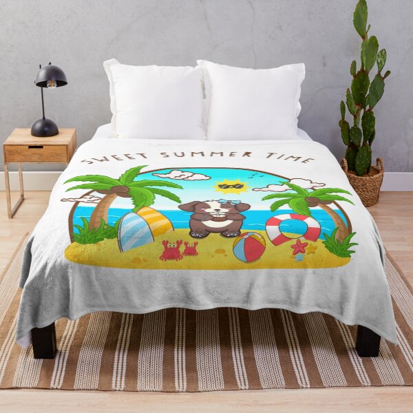 Item preview, Cute puppy at the Beach! designed and sold by Hello-Cuties.