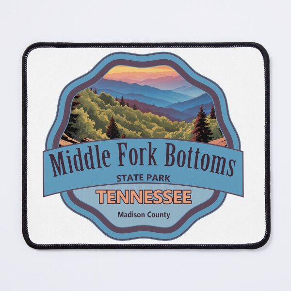 Item preview, Middle Fork Bottoms State Park, Madison County, Tennessee designed and sold by Wanderful-roads.