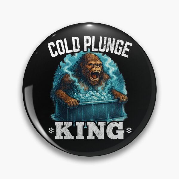 Item preview, Cold Plunge King - Funny Gorilla Ice Bath designed and sold by propellerhead.
