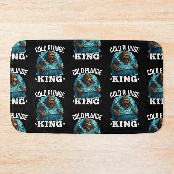 Item preview, Cold Plunge King - Funny Gorilla Ice Bath designed and sold by propellerhead.