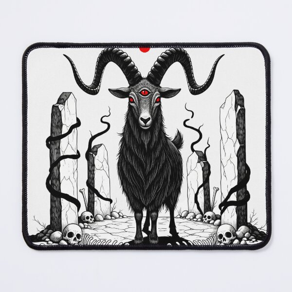 Item preview, Three-Eyed Goat of Desolation designed and sold by PixCthulhu.