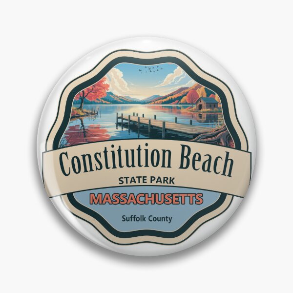 Item preview, Constitution Beach, Suffolk County, Massachusetts designed and sold by Wanderful-roads.
