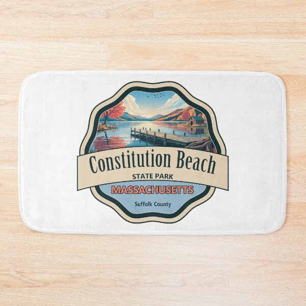 Item preview, Constitution Beach, Suffolk County, Massachusetts designed and sold by Wanderful-roads.
