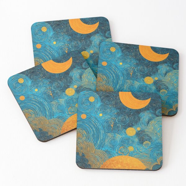 Item preview, 2158 Abstract Starry Night designed and sold by nikoart001.