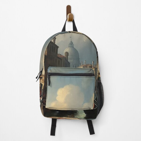 Item preview, Medieval Italy city streets painting art designed and sold by Vintage Designs +.