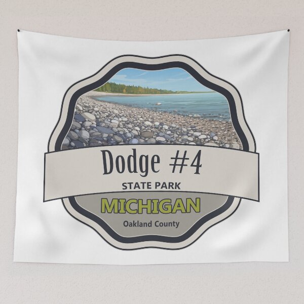 Item preview, Dodge #4 State Park, Oakland County, Michigan designed and sold by Wanderful-roads.