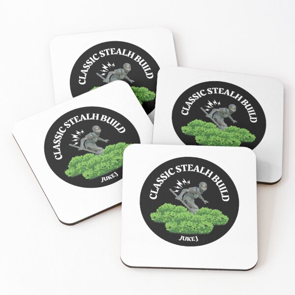 Item preview, "Classic Stealth Build" Funny Gaming Sticker | Juke J Store designed and sold by JukeJStore.