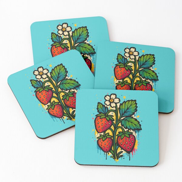 Item preview, Wild Strawberry – Botanical Art Print designed and sold by Toftart.
