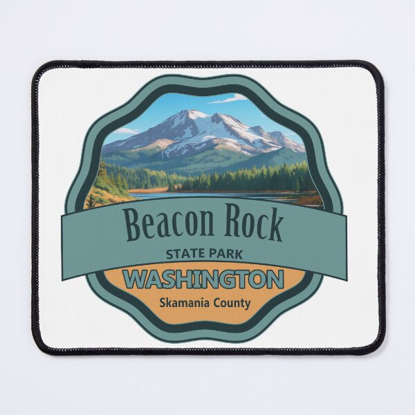 Item preview, Beacon Rock State Park, Skamania County, Washington designed and sold by Wanderful-roads.