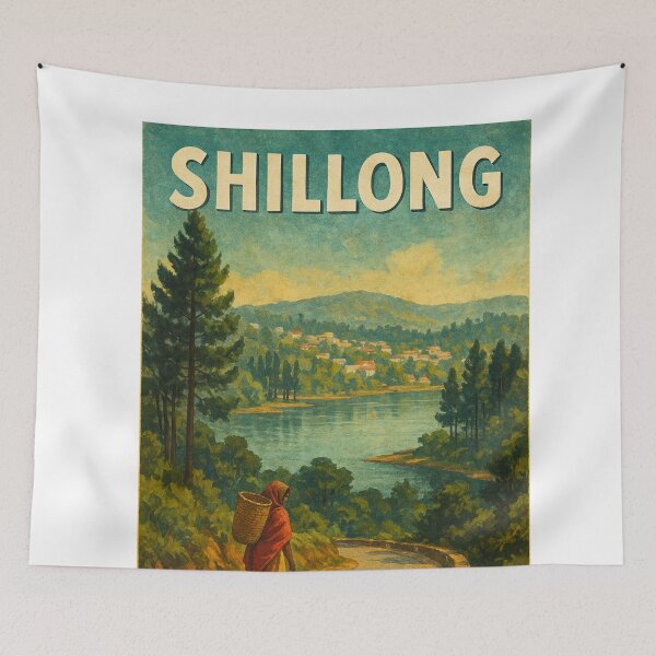 Item preview, Shillong Lakeside Trail and Village Life designed and sold by Aryabek.